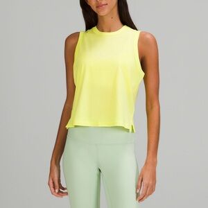 Lululemon All Yours Crop Tank Top
Electric Lemon, size 6
